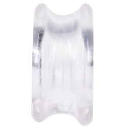 RockSolid by Doc Johnson Cockring The Convex 20 mm Transparent